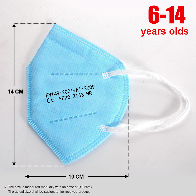 100pcs Kids Mascarillas FPP2 B - огляд і ціна Black Face Mask Pack