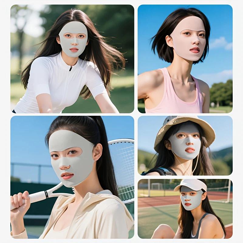 Solid Color Breathable Sunscre - огляд і ціна Sports Mask Breathable