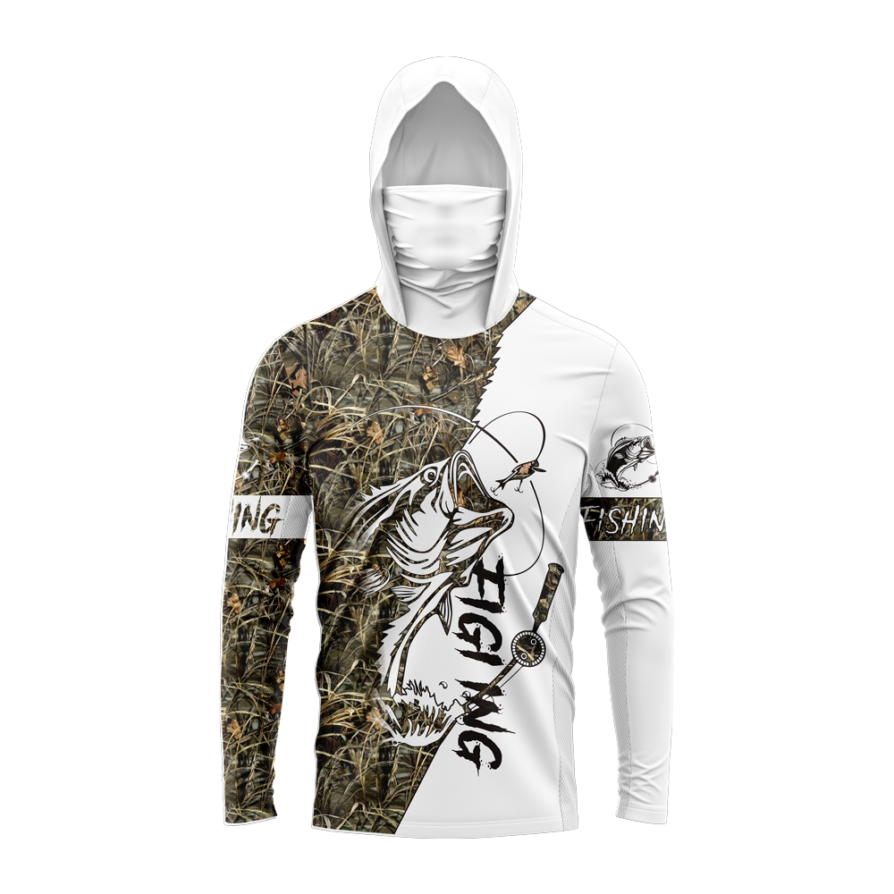 Men Bass Fish Print Fishing Ho - огляд і ціна Sports Mask Breathable