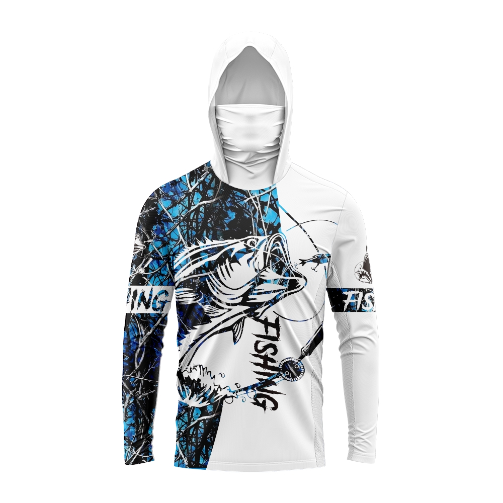 Men Bass Fish Print Fishing Ho - огляд і ціна Sports Mask Breathable