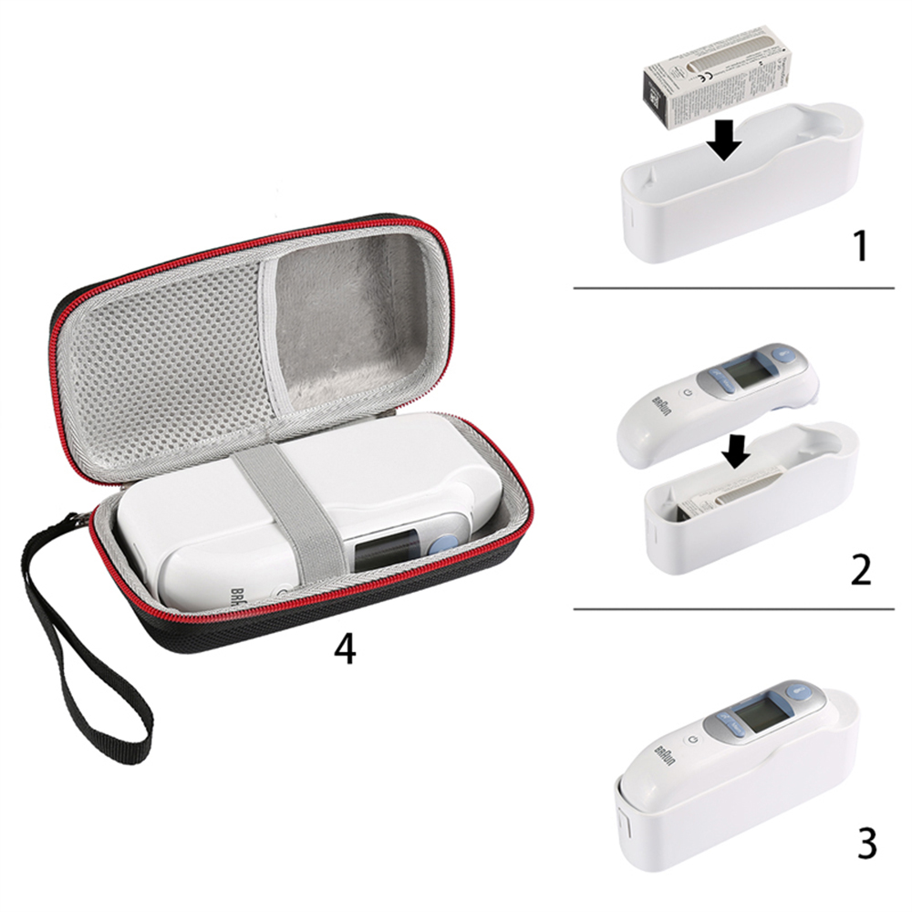 Portable Thermometer Hard Case - огляд і ціна Braun Thermometer Thermoscan 7