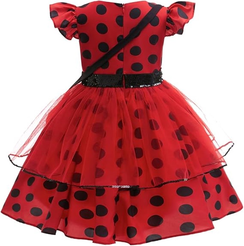 Girls Cosplay Costume Polka Do - огляд і ціна Kids Face Mask