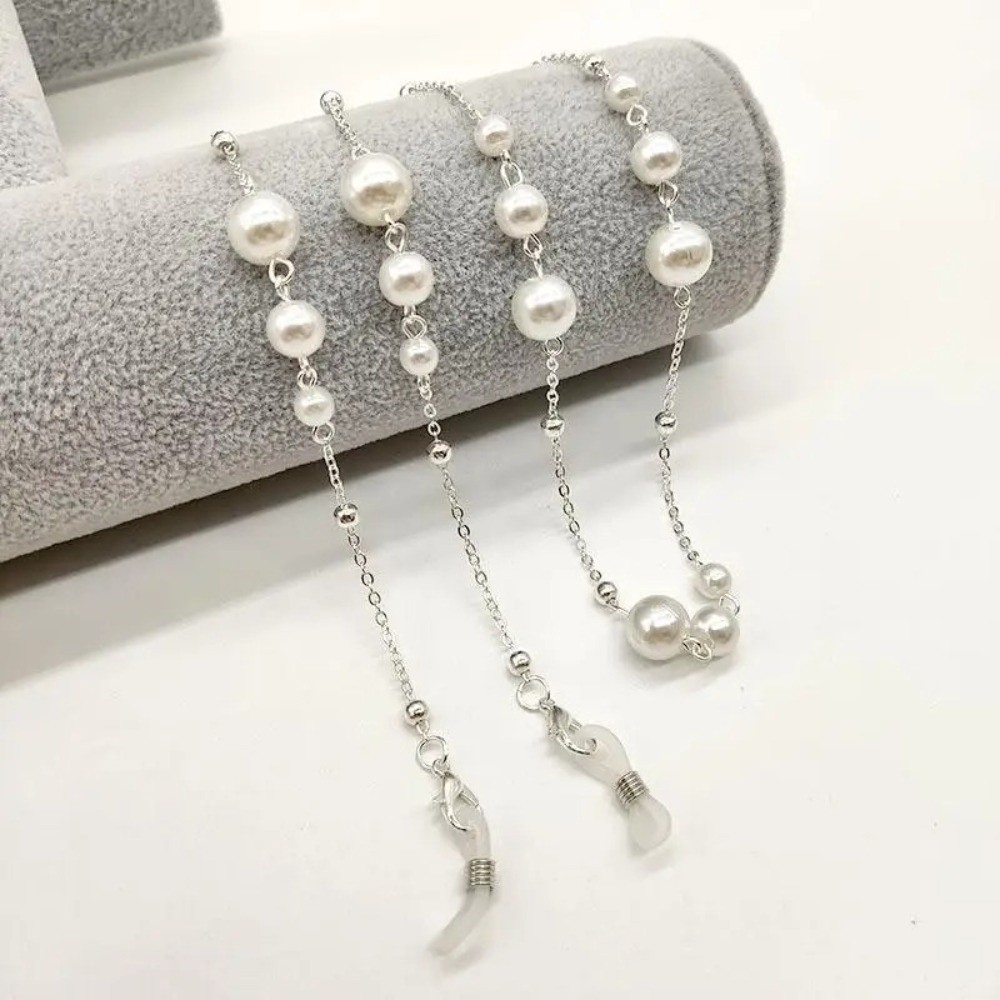 Trendy Pearl Beaded Sunglass C - огляд і ціна Mask Lanyard Adjustable