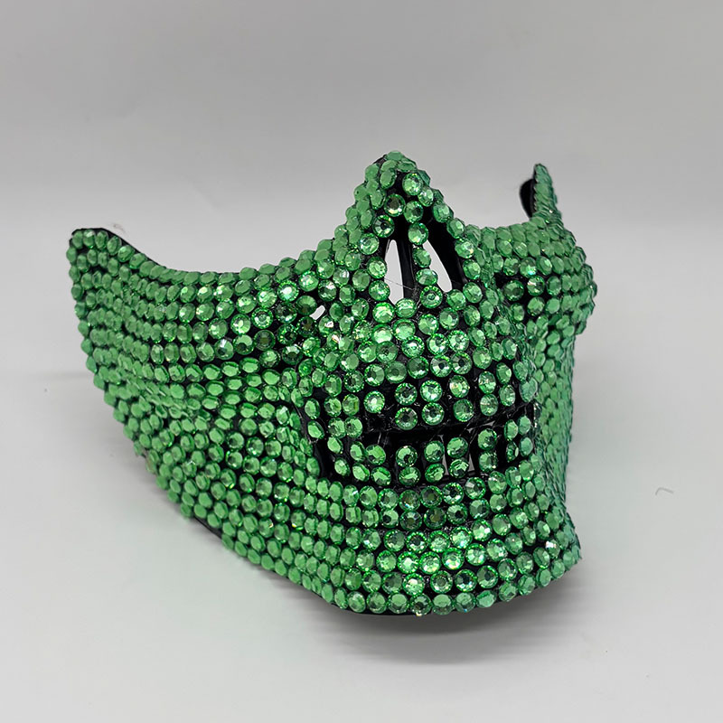Rhinestone Half Skull Mask for - огляд і ціна Respirator Half Face