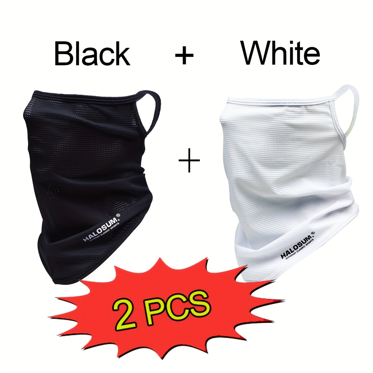 1/2Pcs Ice Silk Face Mask Brea - огляд і ціна Kids Face Mask
