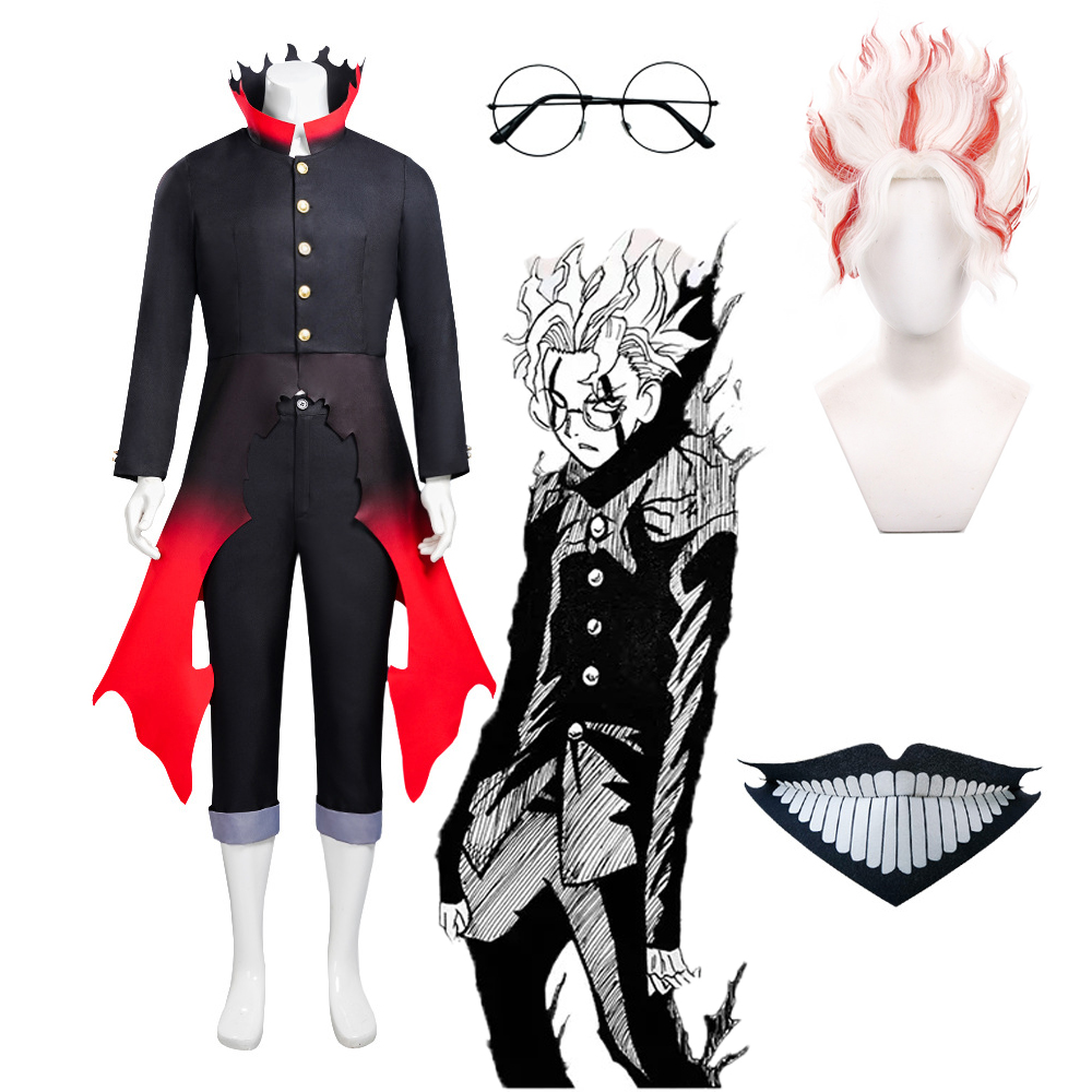 Anime Dandadan Okarun Cosplay  - огляд і ціна Black Face Mask Pack