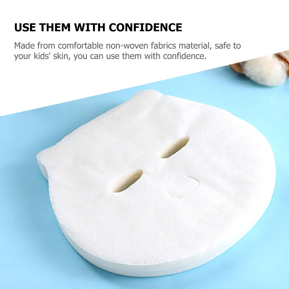 100Pcs Kids Face Mask Sheets H - огляд і ціна Kids Face Mask