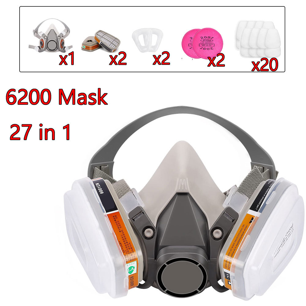 Gas Mask 6200 Set Vehicle Pain - огляд і ціна Face Mask Storage Box